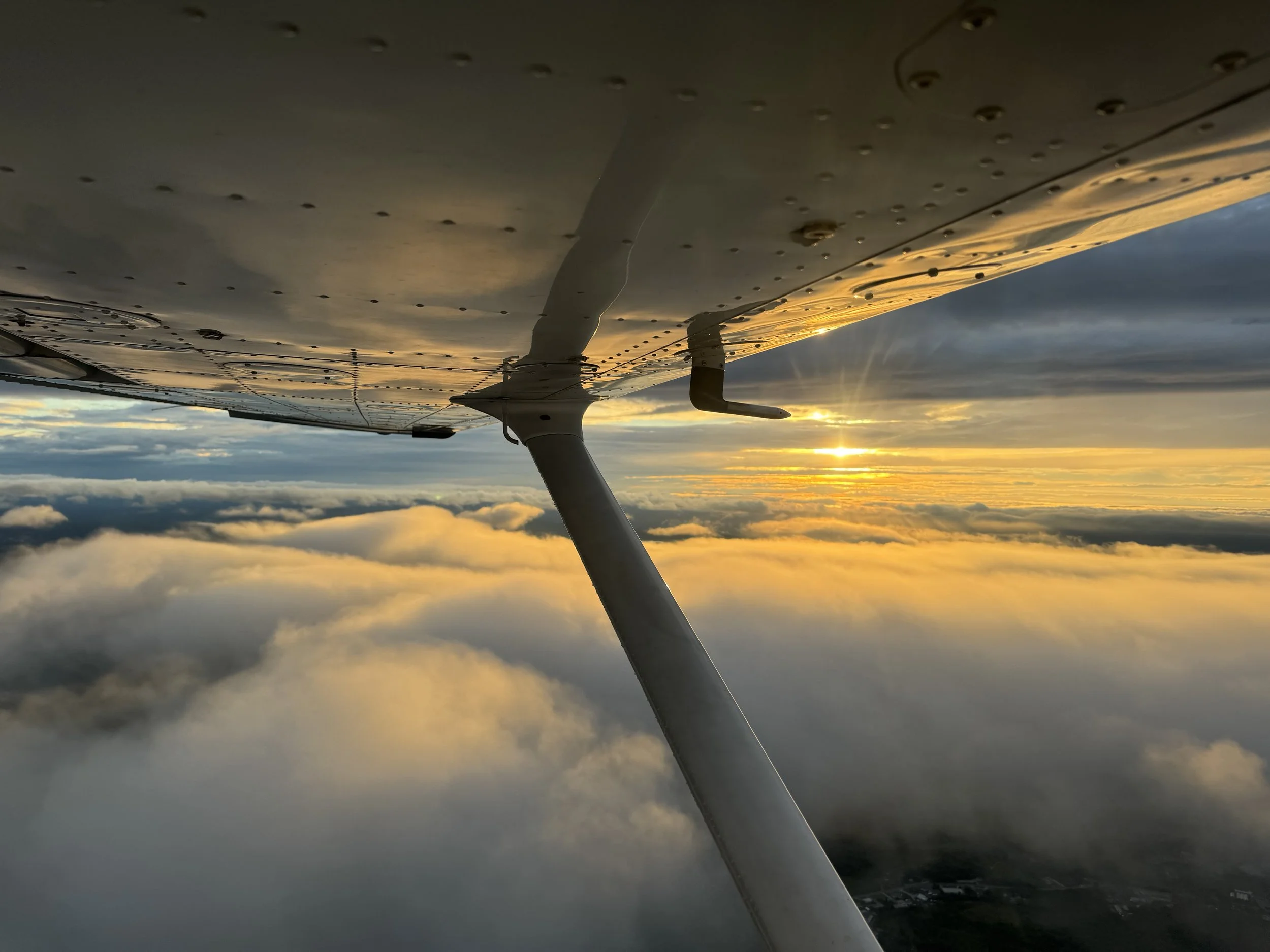 Aircraft in flight